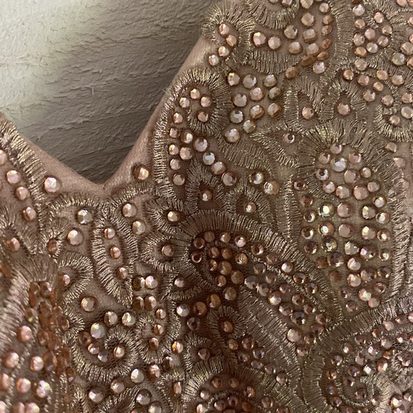 Prom gown. Size 6 very long. Minor water spot that could be spot cleaned. - Picture 6 of 6